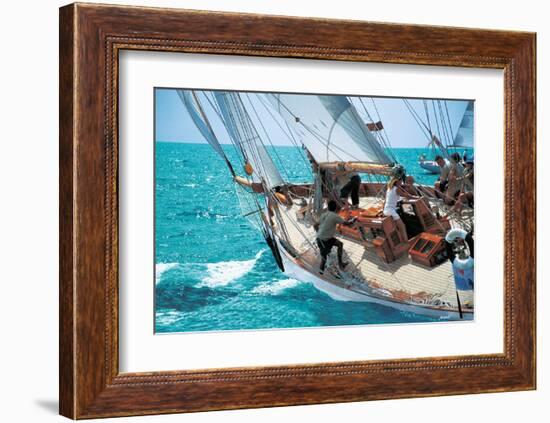 Starboard Down-null-Framed Art Print