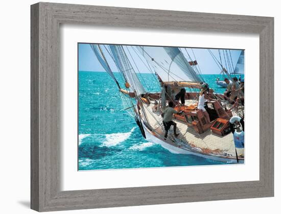 Starboard Down-null-Framed Art Print