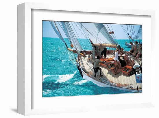 Starboard Down-null-Framed Art Print