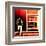 Starchill in Orange-Pascal Normand-Framed Art Print