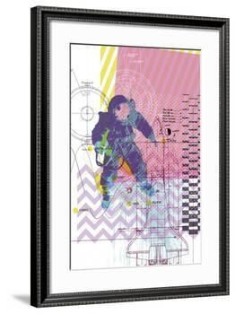 Stardust Astronaut-Ken Hurd-Framed Art Print