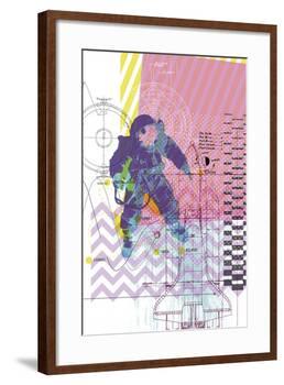 Stardust Astronaut-Ken Hurd-Framed Art Print