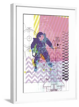 Stardust Astronaut-Ken Hurd-Framed Art Print