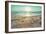 Starfish and Shells on the Beach at Sunrise-Deyan Georgiev-Framed Photographic Print