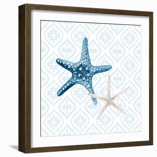 Starfish Tours Pattern-Kimberly Allen-Framed Art Print