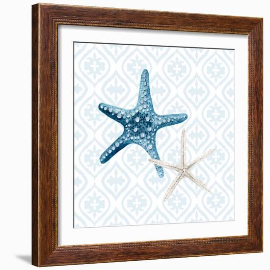 Starfish Tours Pattern-Kimberly Allen-Framed Art Print