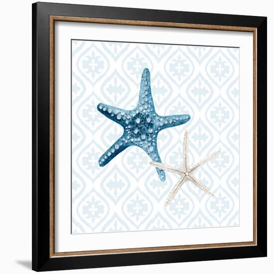 Starfish Tours Pattern-Kimberly Allen-Framed Art Print