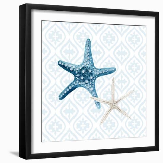 Starfish Tours Pattern-Kimberly Allen-Framed Art Print