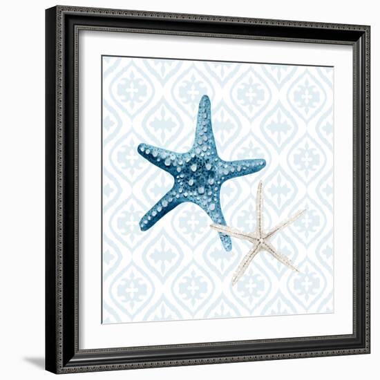 Starfish Tours Pattern-Kimberly Allen-Framed Art Print