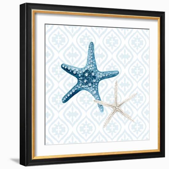 Starfish Tours Pattern-Kimberly Allen-Framed Art Print