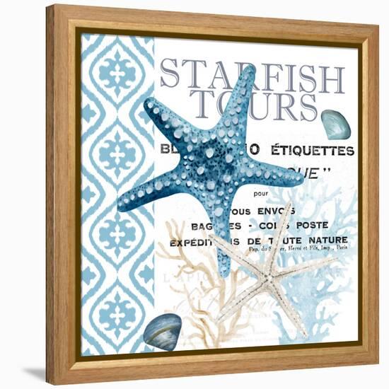 Starfish Tours-Kimberly Allen-Framed Stretched Canvas