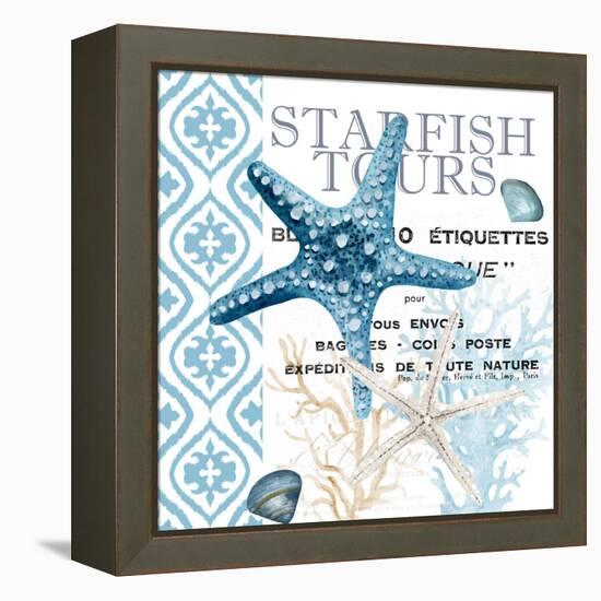 Starfish Tours-Kimberly Allen-Framed Stretched Canvas