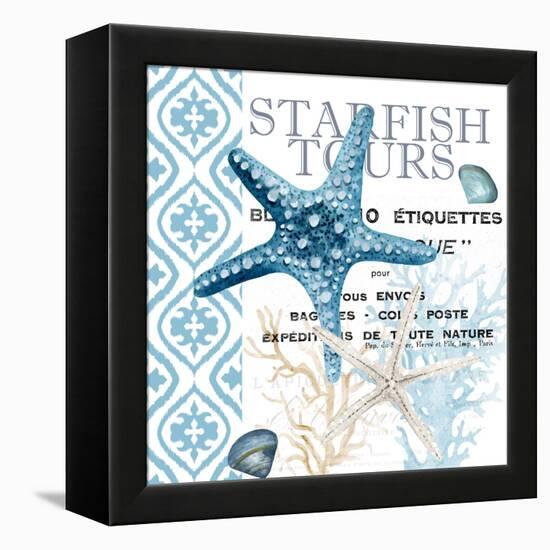 Starfish Tours-Kimberly Allen-Framed Stretched Canvas