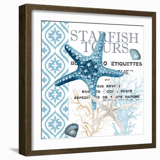 Starfish Tours-Kimberly Allen-Framed Art Print