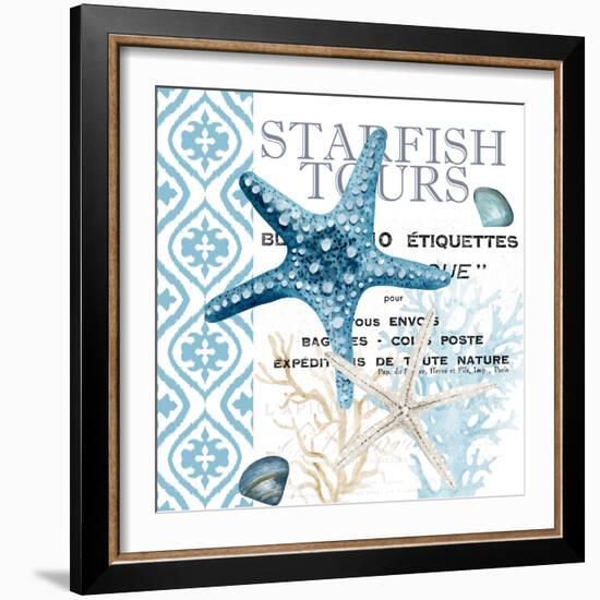 Starfish Tours-Kimberly Allen-Framed Art Print