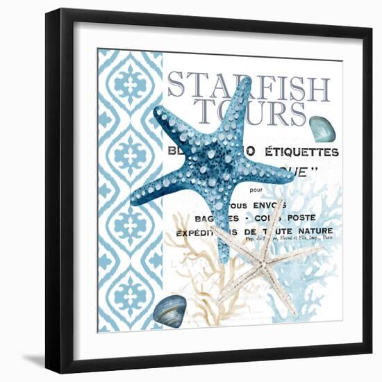 Starfish Tours-Kimberly Allen-Framed Art Print