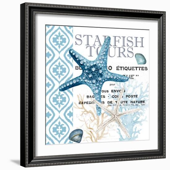 Starfish Tours-Kimberly Allen-Framed Art Print