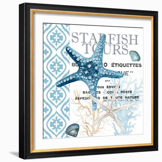 Starfish Tours-Kimberly Allen-Framed Art Print