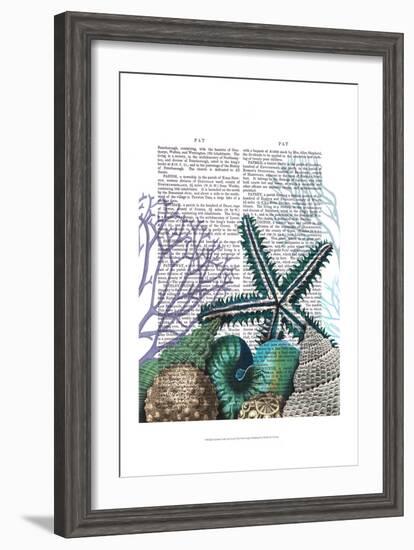 Starfish Under the Sea-Fab Funky-Framed Art Print