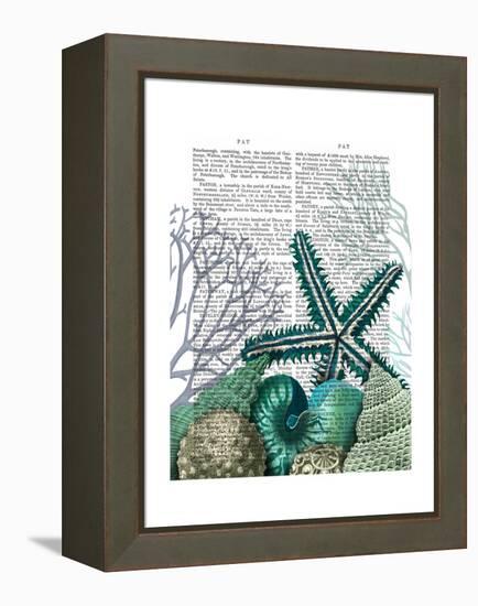 Starfish under the Sea-Fab Funky-Framed Stretched Canvas