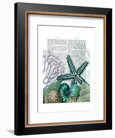 Starfish under the Sea-Fab Funky-Framed Art Print