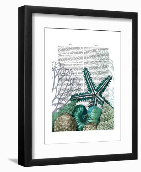 Starfish under the Sea-Fab Funky-Framed Art Print
