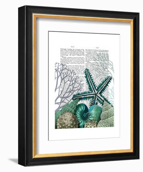 Starfish under the Sea-Fab Funky-Framed Art Print