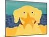 Starfish Yellow-Stephen Huneck-Mounted Giclee Print