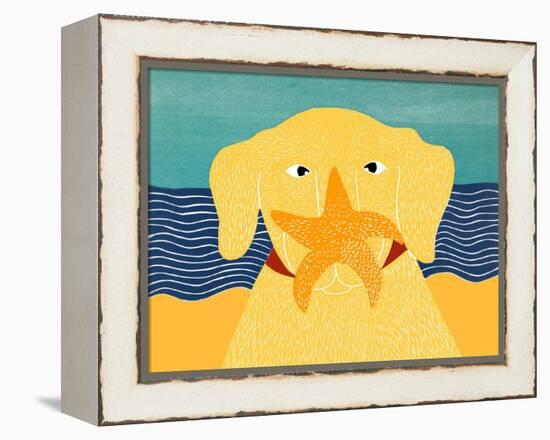 Starfish Yellow-Stephen Huneck-Framed Premier Image Canvas