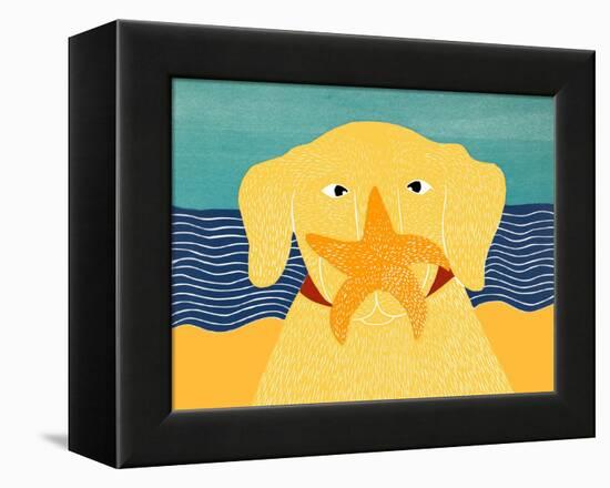 Starfish Yellow-Stephen Huneck-Framed Premier Image Canvas