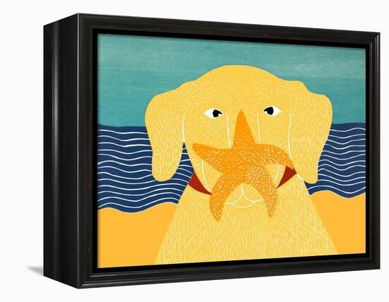 Starfish Yellow-Stephen Huneck-Framed Premier Image Canvas