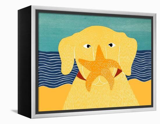 Starfish Yellow-Stephen Huneck-Framed Premier Image Canvas