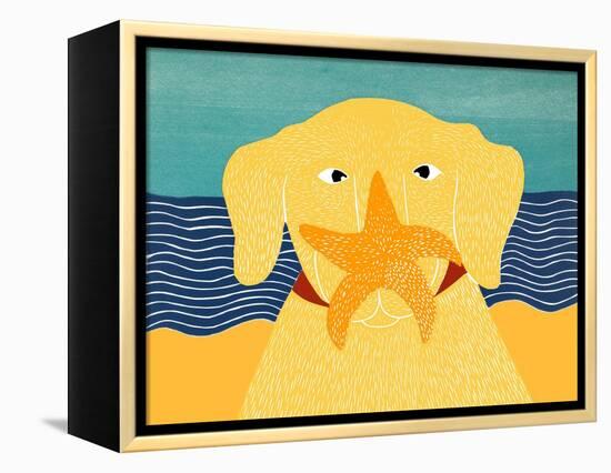 Starfish Yellow-Stephen Huneck-Framed Premier Image Canvas