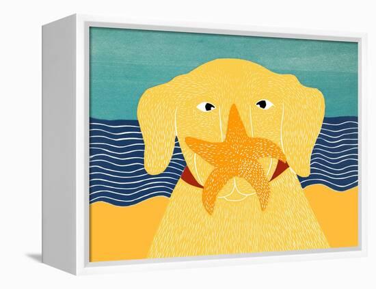 Starfish Yellow-Stephen Huneck-Framed Premier Image Canvas