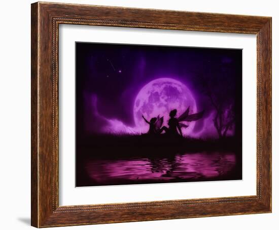 Stargazer Fairies-Julie Fain-Framed Art Print