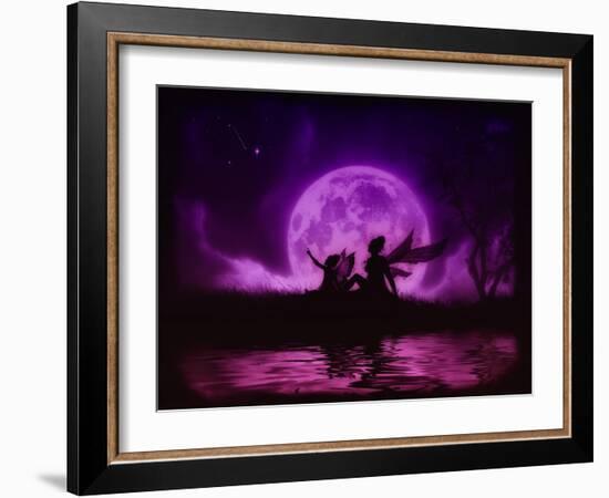 Stargazer Fairies-Julie Fain-Framed Art Print