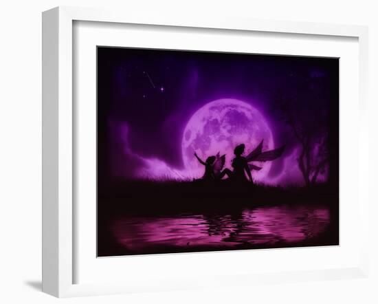 Stargazer Fairies-Julie Fain-Framed Art Print