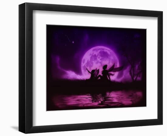 Stargazer Fairies-Julie Fain-Framed Art Print