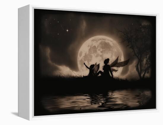 Stargazing-Julie Fain-Framed Stretched Canvas