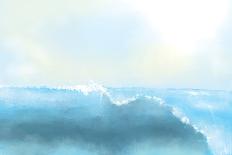 Painting Of A Great Sea Wave-stari-Premium Photographic Print
