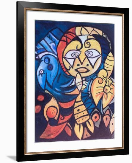 Staring eyes, 2017-Margo Starkey-Framed Giclee Print