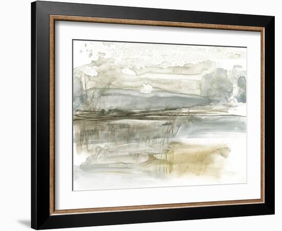 Stark Neutral Landscape I-Jennifer Goldberger-Framed Art Print