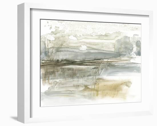 Stark Neutral Landscape I-Jennifer Goldberger-Framed Art Print