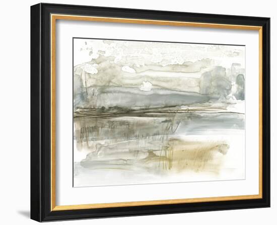 Stark Neutral Landscape I-Jennifer Goldberger-Framed Art Print