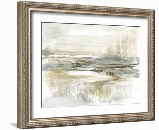 Stark Neutral Landscape II-Jennifer Goldberger-Framed Art Print