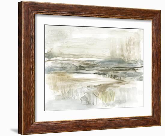 Stark Neutral Landscape II-Jennifer Goldberger-Framed Art Print