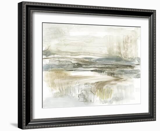 Stark Neutral Landscape II-Jennifer Goldberger-Framed Art Print