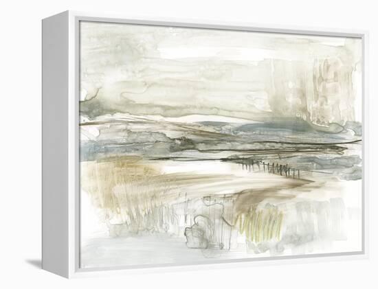 Stark Neutral Landscape II-Jennifer Goldberger-Framed Stretched Canvas