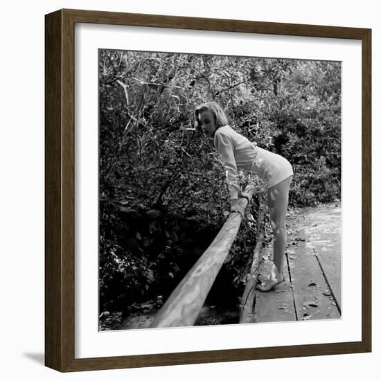 Starlet Marilyn Monroe-Ed Clark-Framed Photographic Print