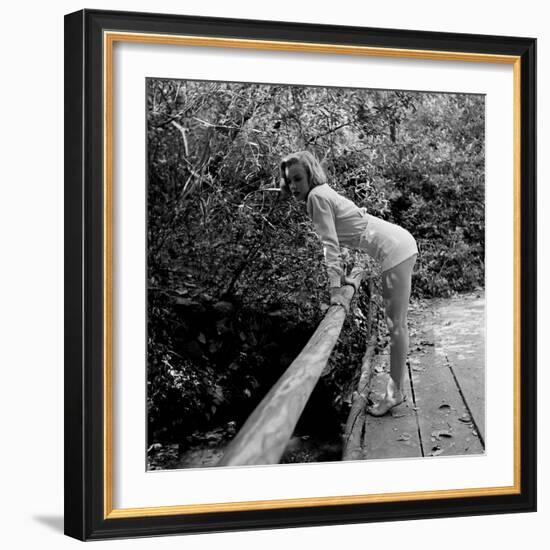 Starlet Marilyn Monroe-Ed Clark-Framed Photographic Print